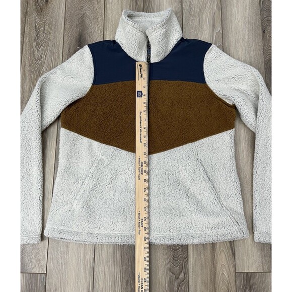 Kuhl Prism 1/4 Zip Sherpa Fleece Pullover Sweatshirt Women’s Medium Zip Pockets - Picture 10 of 11